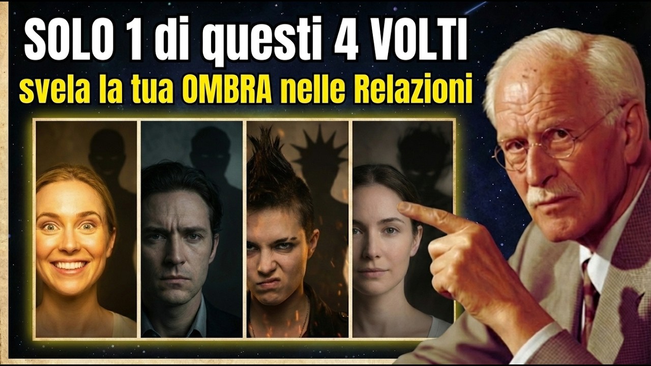 SOLO 1 di questi 4 VOLTI svela la tua OMBRA nelle Relazioni: Il Segreto di Carl Jung