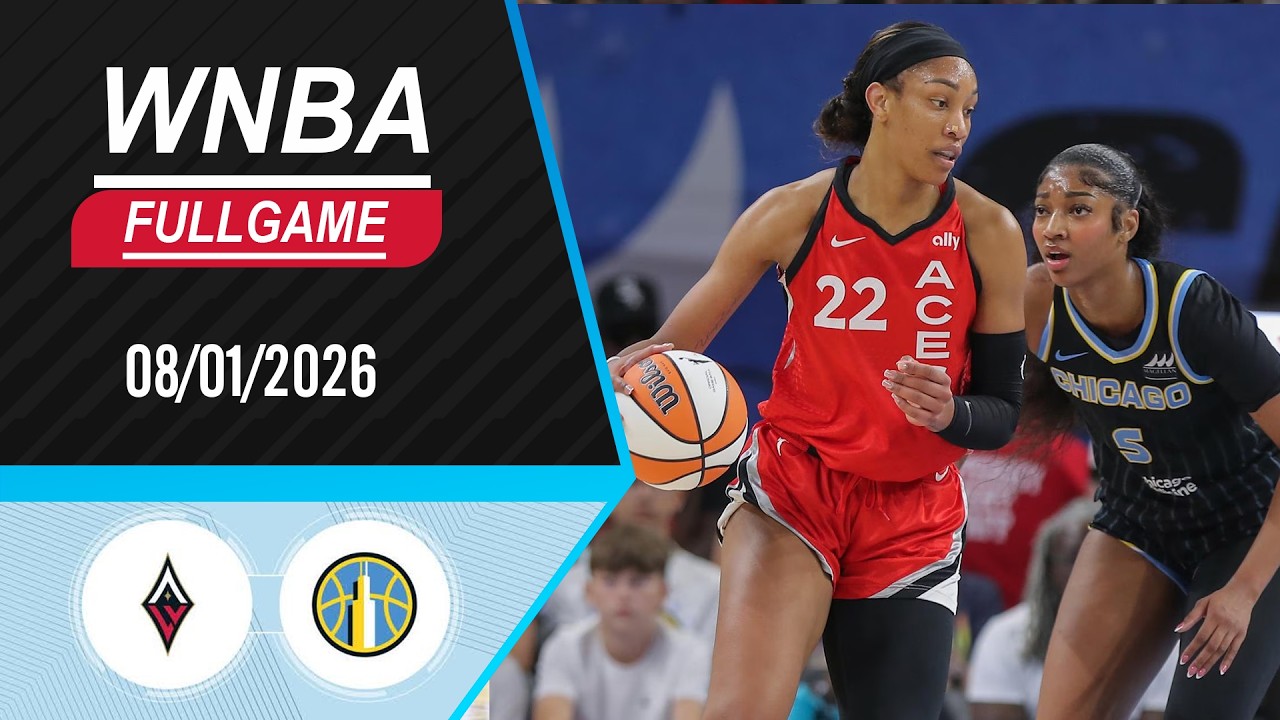 Las Vegas Aces против Chicago Sky: полный матч, 1 августа 2026 г. | WNBA 2026