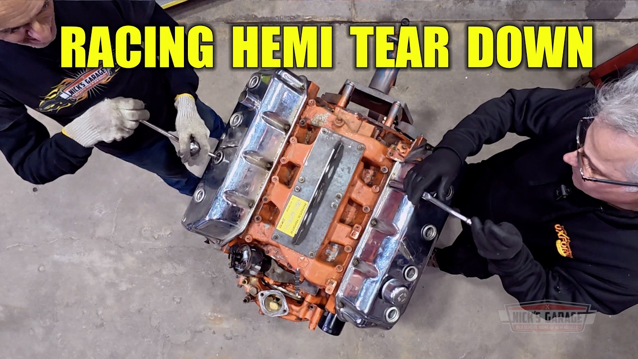Old Racing Hemi Torn Down - The Purple Princess