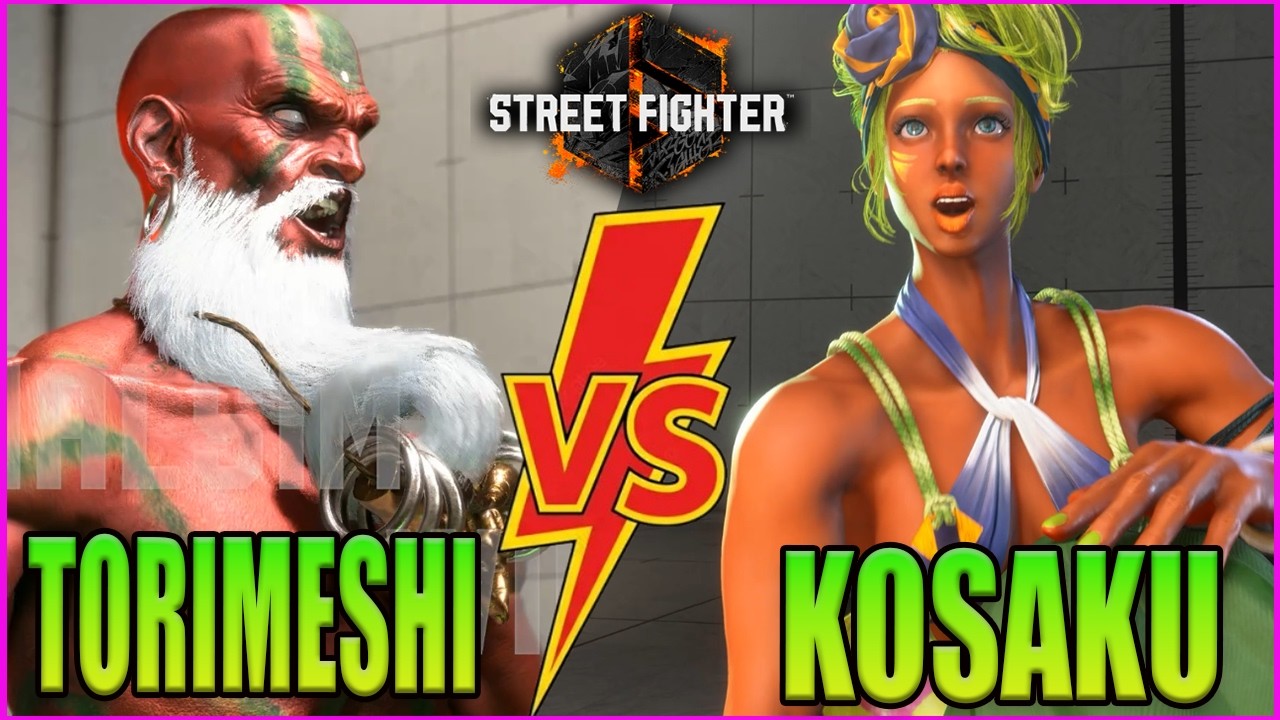 🔥SF6🔥TORIMESHI (DHALSIM) VS KOSAKU (ELENA)🔥STREET FIGHTER 6🔥