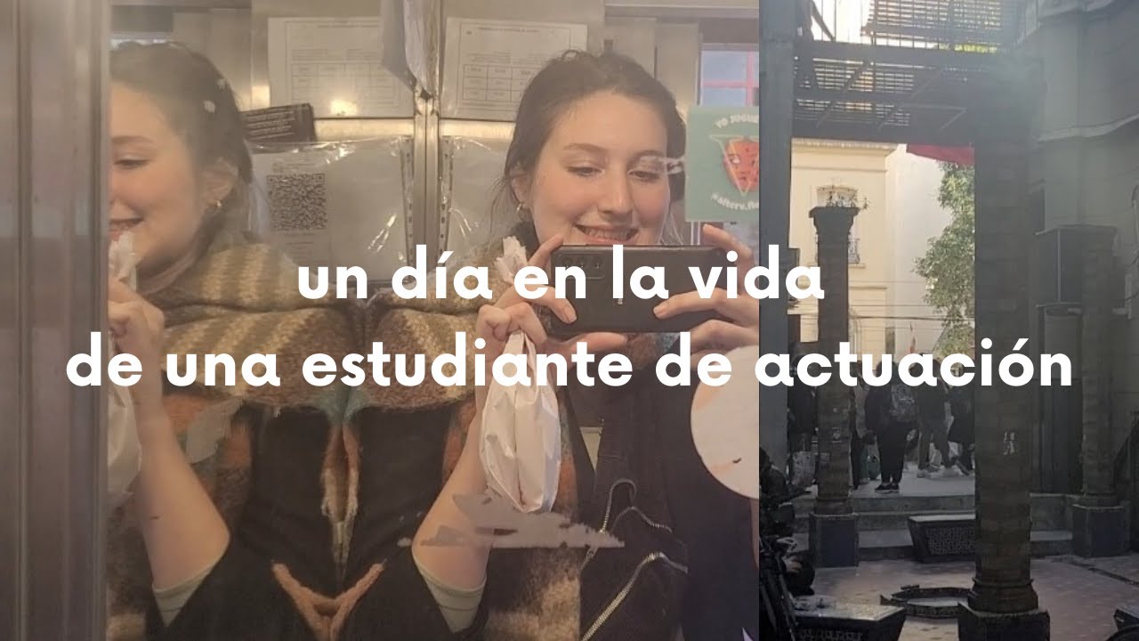 cursando actuación 2 en la universidad (UNA) - vlog