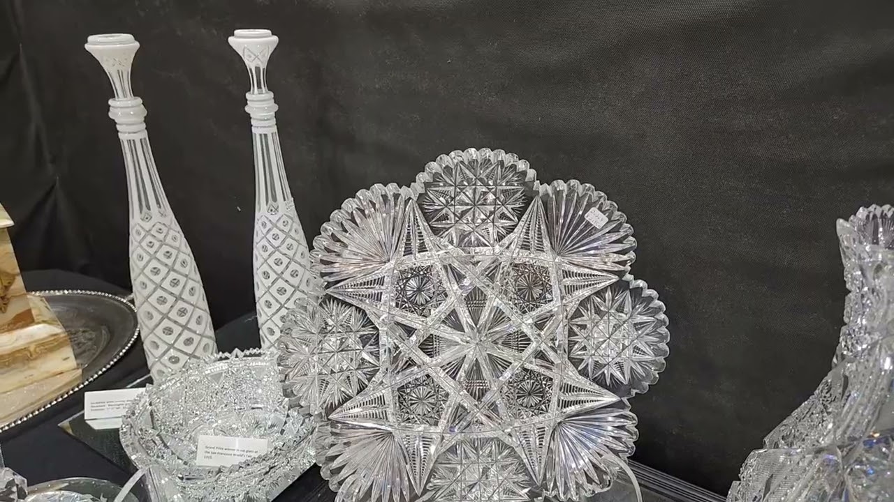 Video 6 American Brilliant Cut Glass at the Big Red Barn  fall 2025