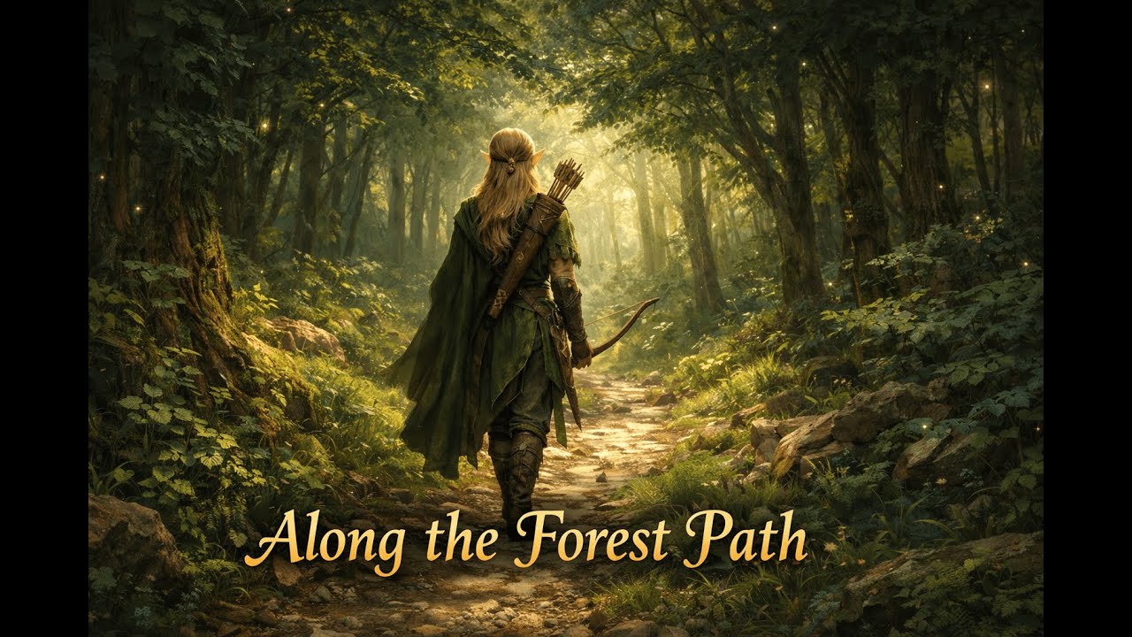 Along the Forest Path – Calm Fantasy Forest Ambience (No Lyrics)