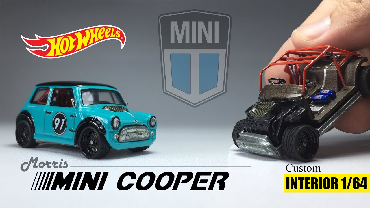 Mini Cooper - Simple Custom and Detailing Interior 1/64 Scale Cars