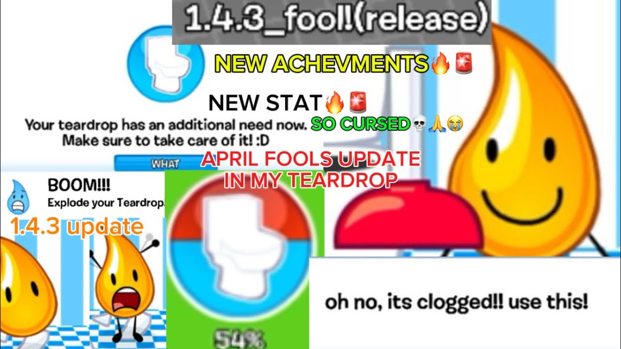 THE MOST CURSRED UPDATE IN MY TEARDROP 1.4.3💀😭🙏 new stats achevments and more🔥🚨