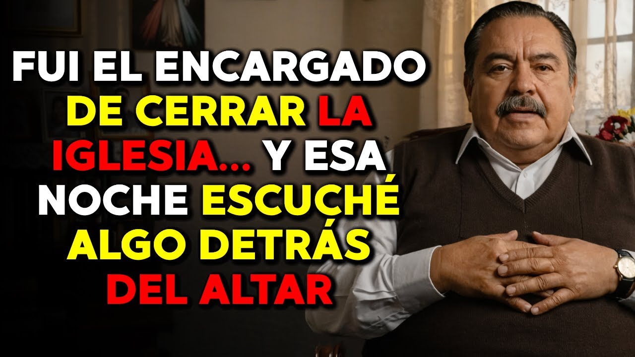 HISTORIA REAL: Fui el encargado de cerrar la iglesia… y esa noche escuché algo detrás del altar
