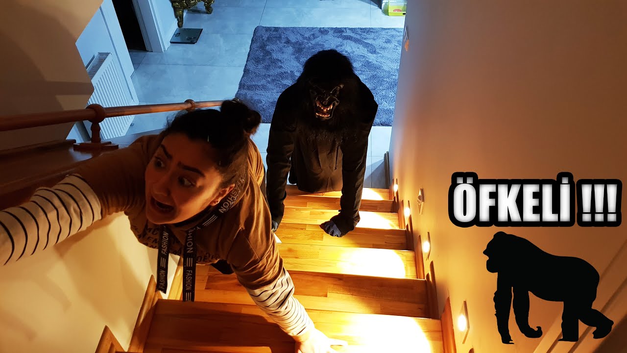 GERÇEK HAYATTA ÖFKELİ GORİLDEN KAÇIŞ / KESİN MASKELİ SARDI BAŞIMIZA