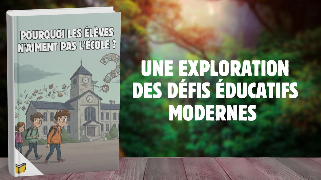 POURQUOI LES ÉLÈVES N'AIMENT PAS L'ÉCOLE ? - RÉSUMÉ DU LIVRE. 