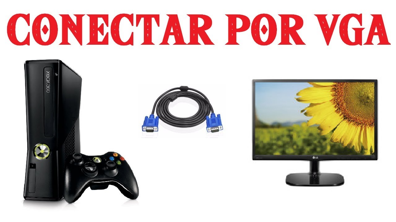 CONECTAR XBOX 360 a MONITOR de PC por VGA