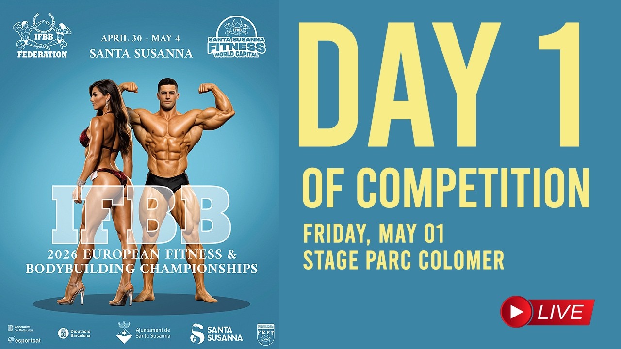 EUROPEAN FITNESS & BODYBUILDING CHAMPIONSHIPS /COLOMER /MAY 1