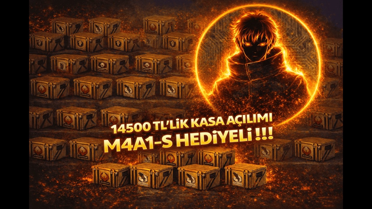 14.500 TL LİK KASA AÇILIMI M4A1-S HEDİYELİ + MUHABBET SOHBET