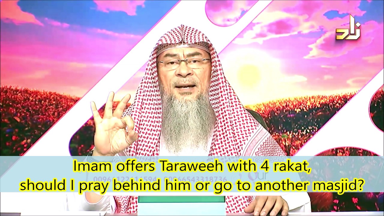 Imam offers Taraweeh with 4 rakat, should I pray behind him or go to another masjid? | AssimAl