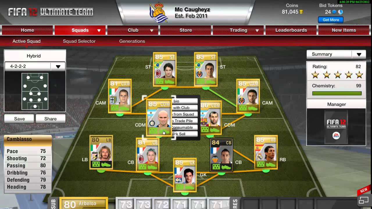 Fifa 12 - Ultimate team - Hybrid squad builder - Ep2 with FishyFifa