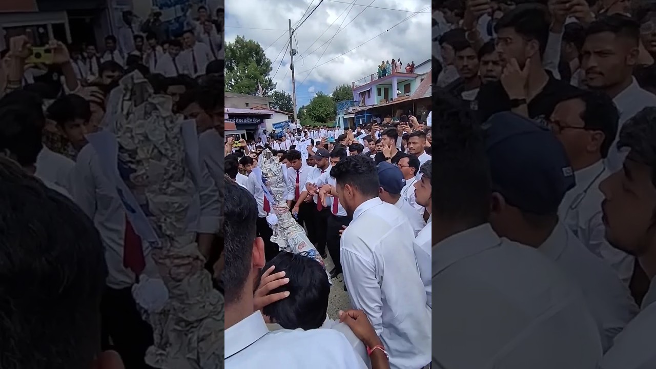 Don't underestimate the power of students✊🤬 Protest against MLA highvoltage drama #shorts #btkit