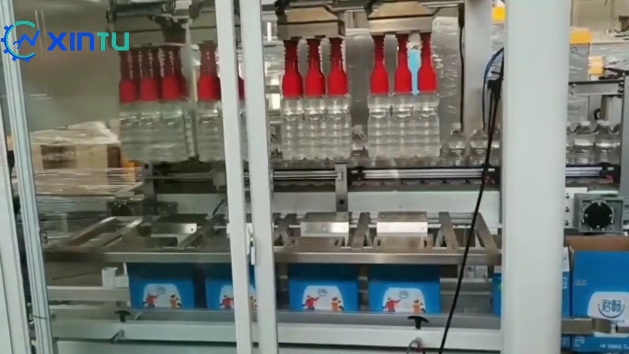 Revolutionize 1.5L Bottles Beverage Packaging with XINTU&rsquo;s Top Load Case Packer!