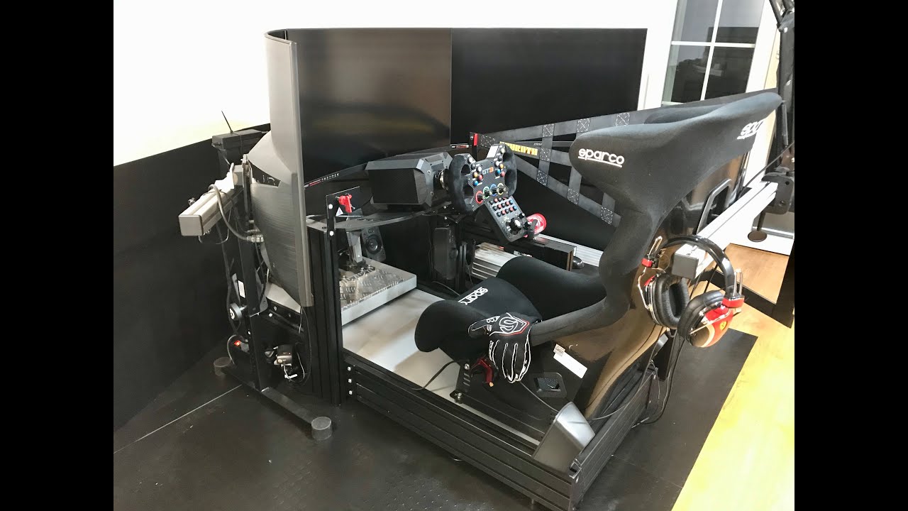 My Sim Racing Cockpit - Simulator - My Room - Rig Triple Screen -Fanatec  Assetto Corsa Competizione