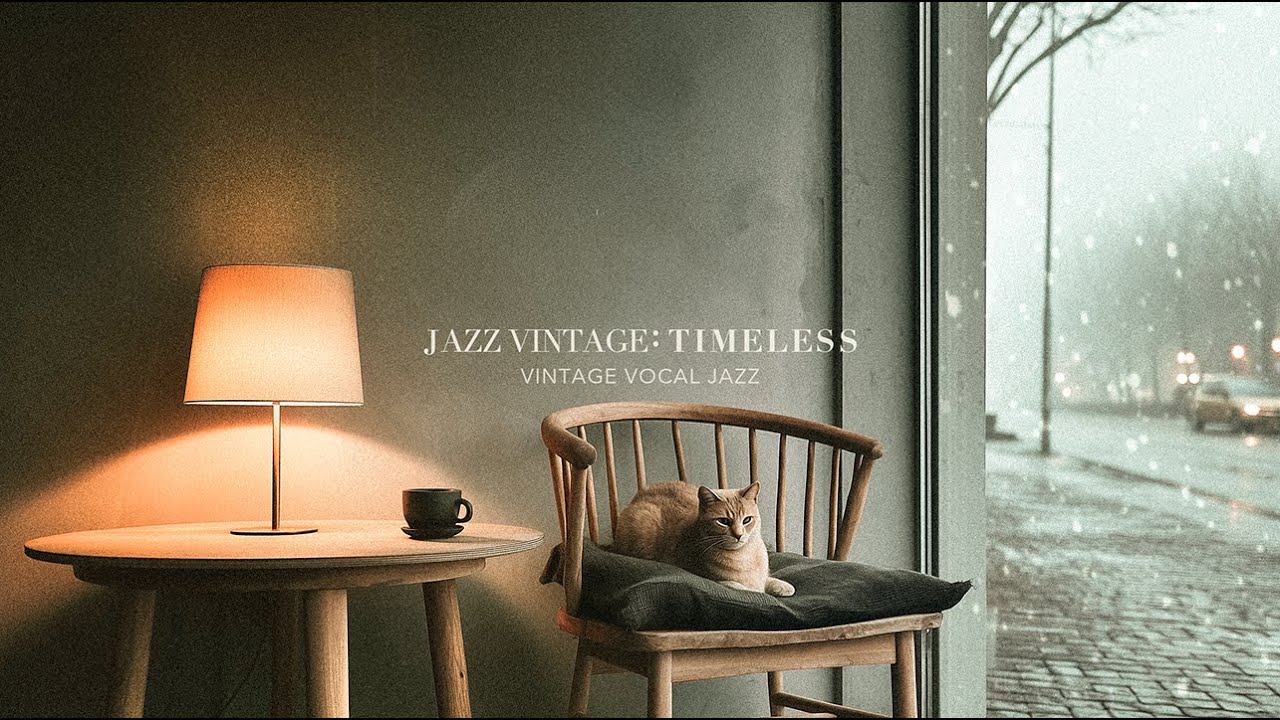 [Playlist] Снежный зимний городок — свет фонарей и тихое тепло доброй компании | JazzVintage  Winter