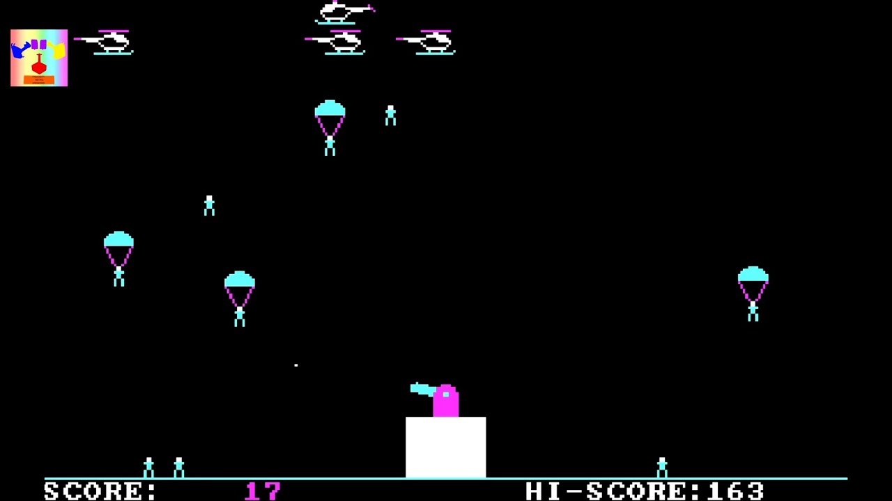 Paratrooper PC Booter 1982 (aka Sabotage on the Apple II )