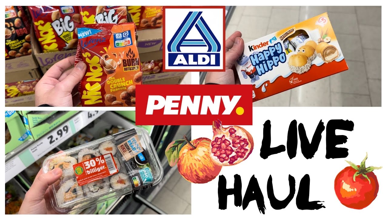 FOOD Live Haul 🛍 // ALDI & Penny 🍁 // alinaBerry
