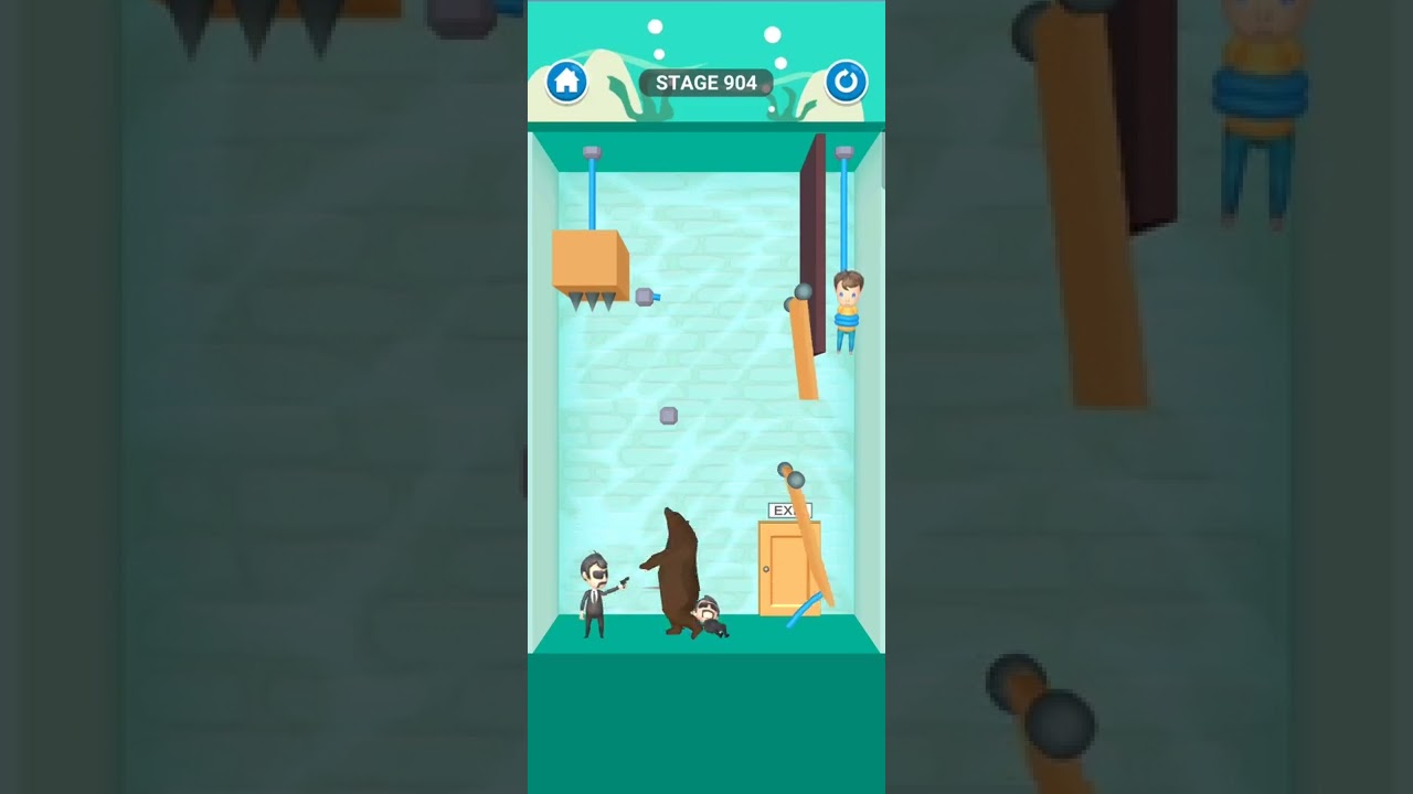 Rescue Cut 🚶🪢 Gameplay Walkthrough All Max Levels #shorts #RescueCut