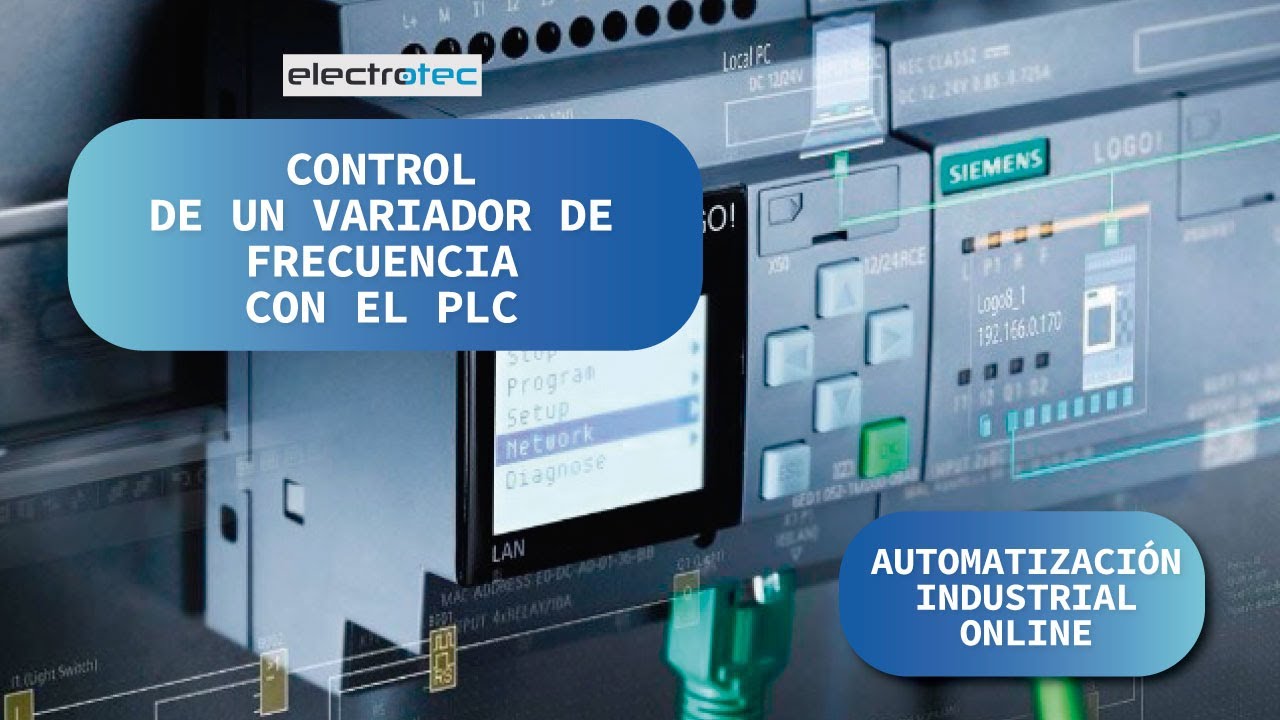 Control de un variador de frecuencia con el PLC SIEMENS
