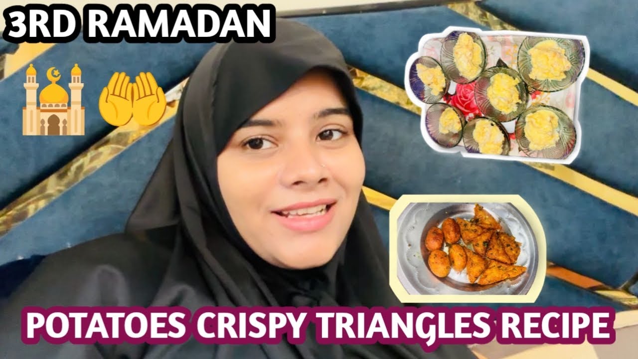 3rd Roza Vlog | I Made Potatoes Crispy Triangles Recipe | Quick Recipe 
