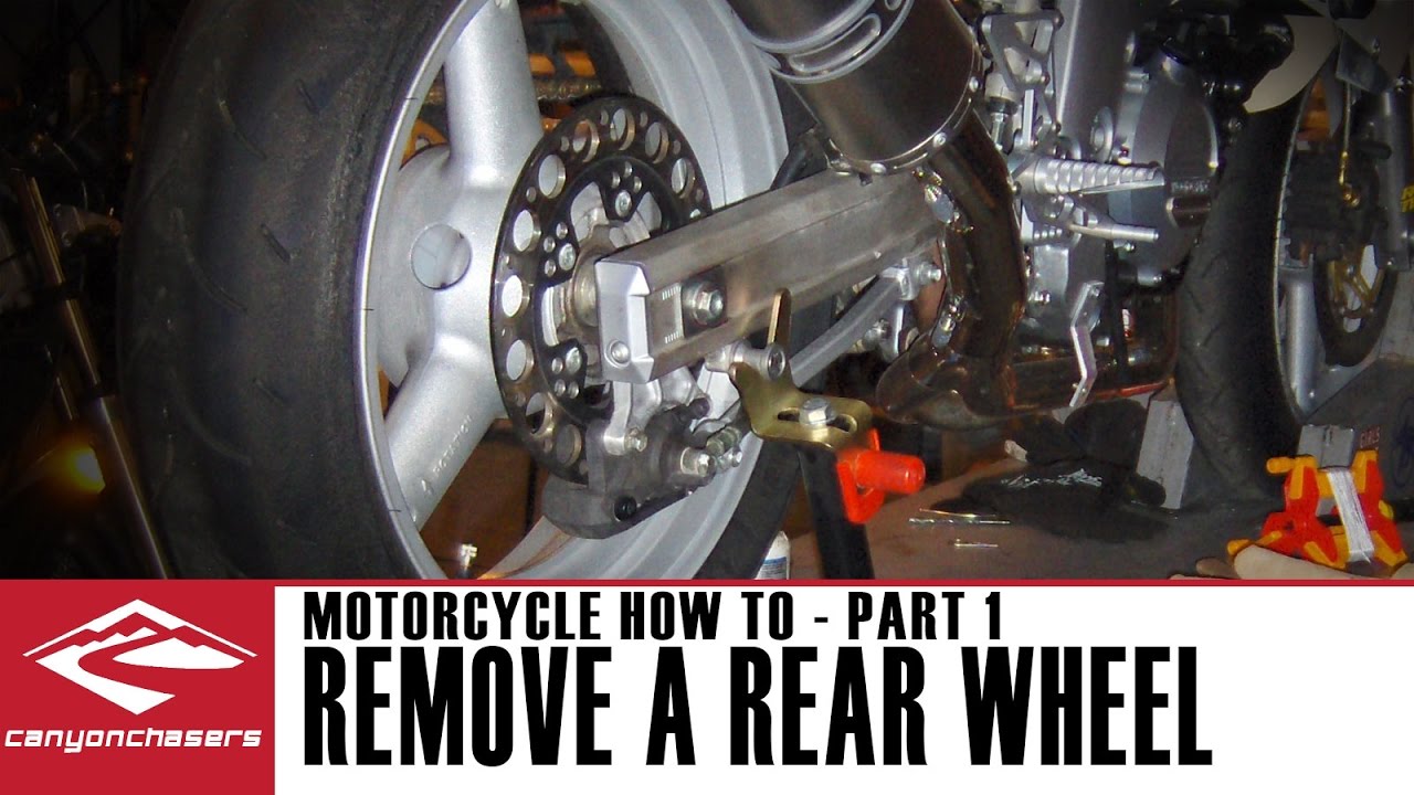 How to Remove and Replace your Rear Motorcycle Wheel (Part 1)