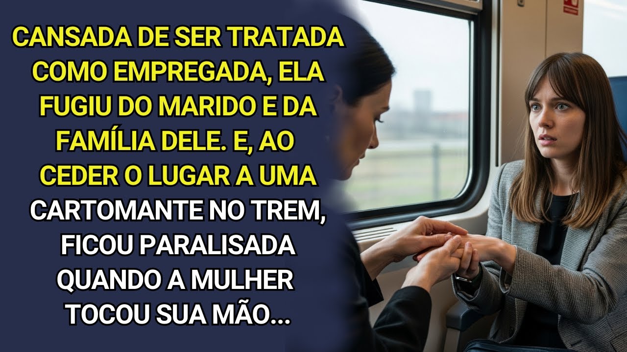 Ela fugiu do marido e dos parentes tóxicos dele. E, quando a cartomante tocou sua mão e disse…
