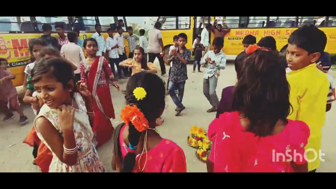 BATHUKAMMA celebrations @Sree medha high school #2025
