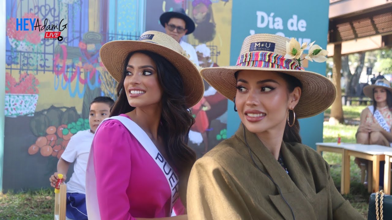 Miss Universe 2023 delegates visit Parque Cuzcatlan