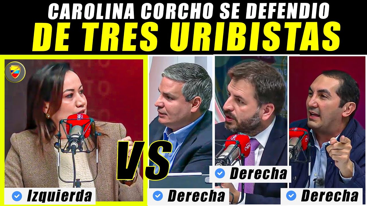 Los ATENDI&Oacute; uno a uno! Debate pol&iacute;tico CAROLINA CORCHO vs LA DERECHA Colombiana