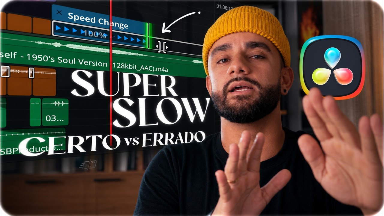 Super Slow Motion modo Facil no Davinci Resolve (Sem Plugins)