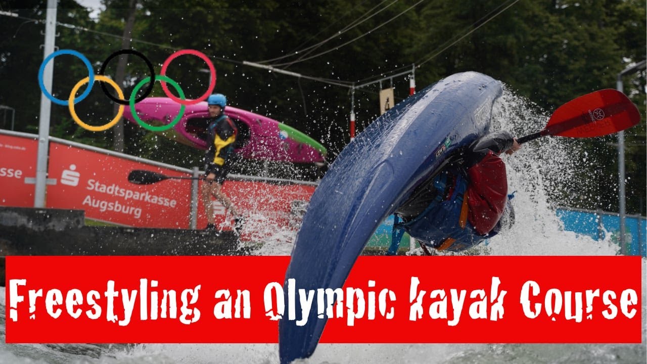 Freestyling the Eiskanal (Olympic kayak course)