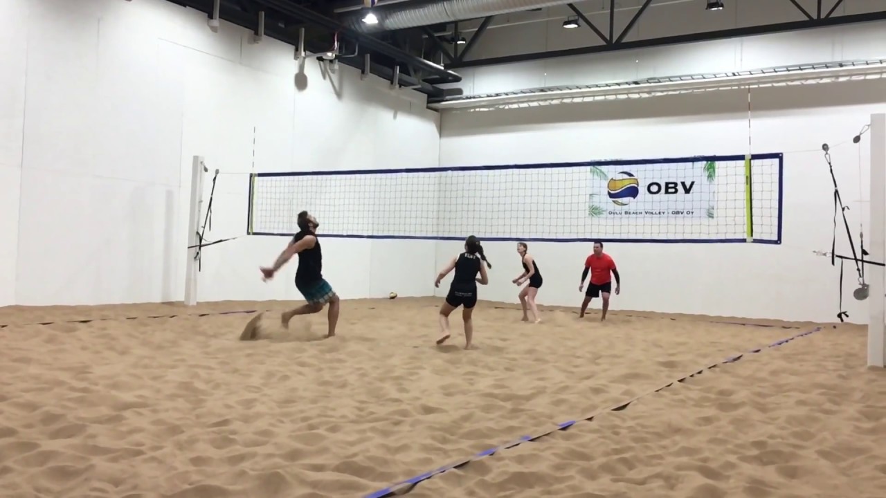 Oulu Beach Volley -turnaus 30.12.2016 (120 fps slow motion)