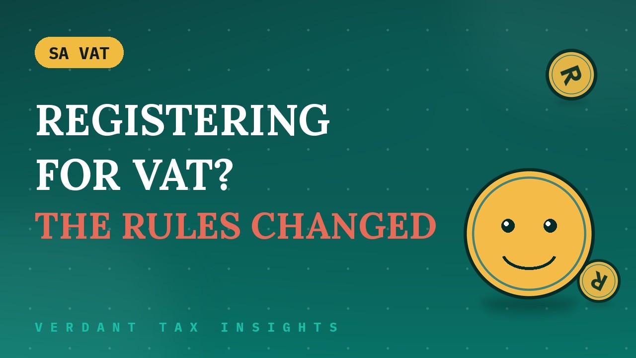VAT Registration South Africa 2026: The New R2.3 Million Threshold Explained