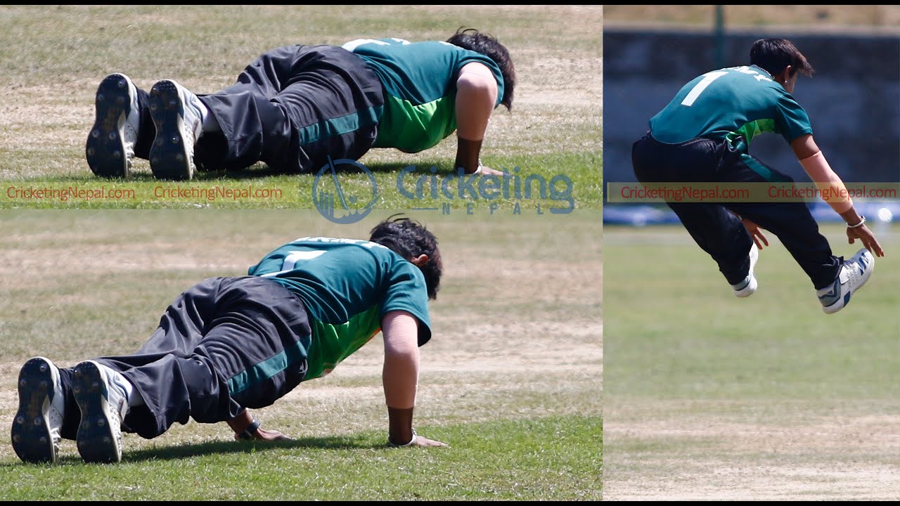 Sompal Kami's funny celebration after dismissing Sandeep Lamichhane