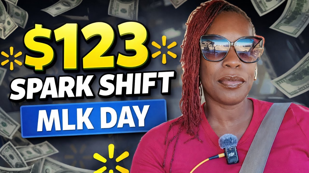 $123 Spark Shift on MLK Day-Turned my off day into a pay day.