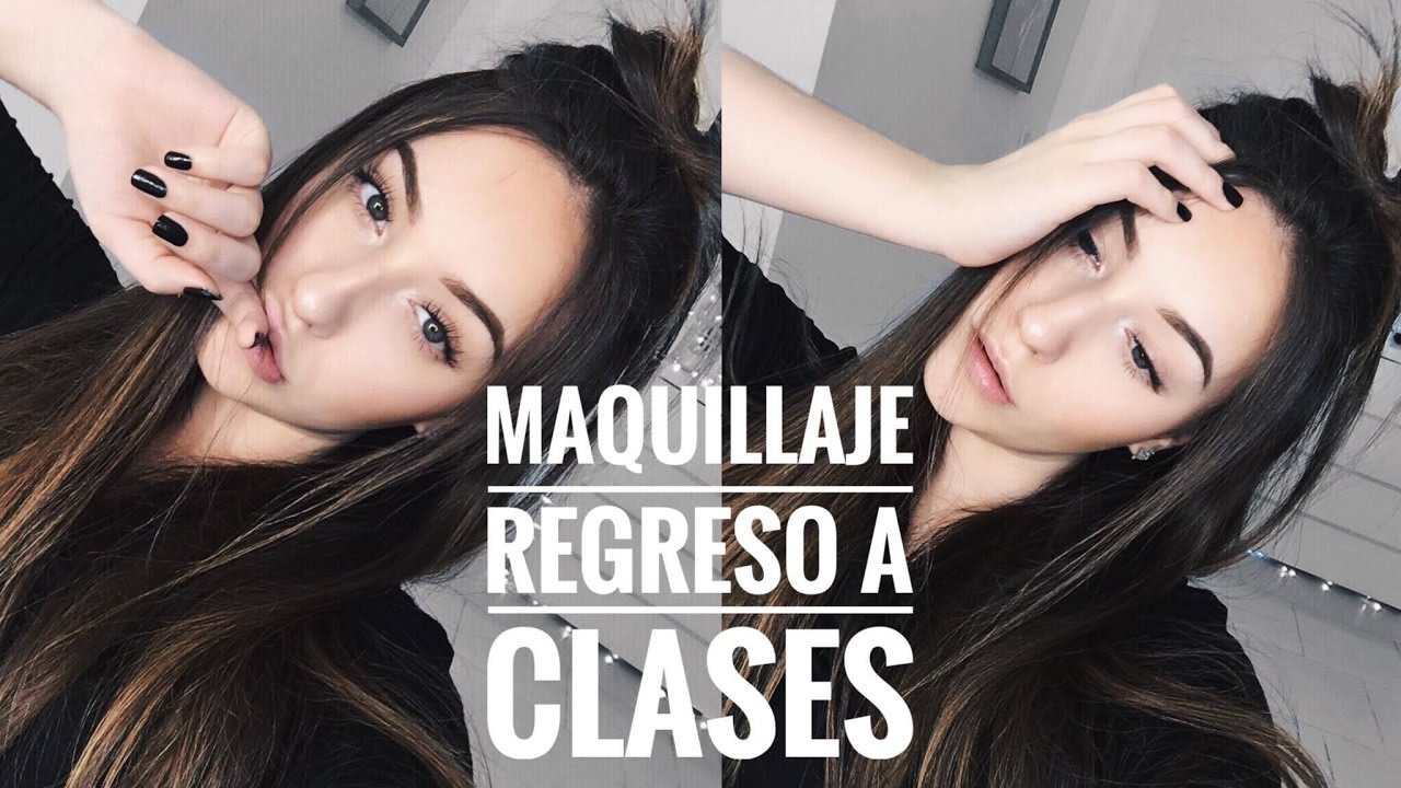 MAQUILLAJE PARA REGRESO A CLASES❤️| Melina Quiroga Makeup