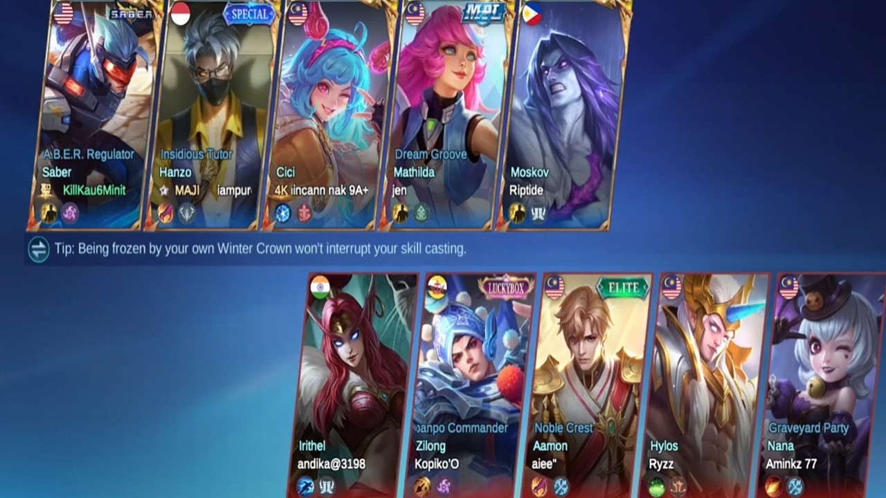 MOBILE LEGENDS V6 - Saber Mid Is Too Strong 10/0/1