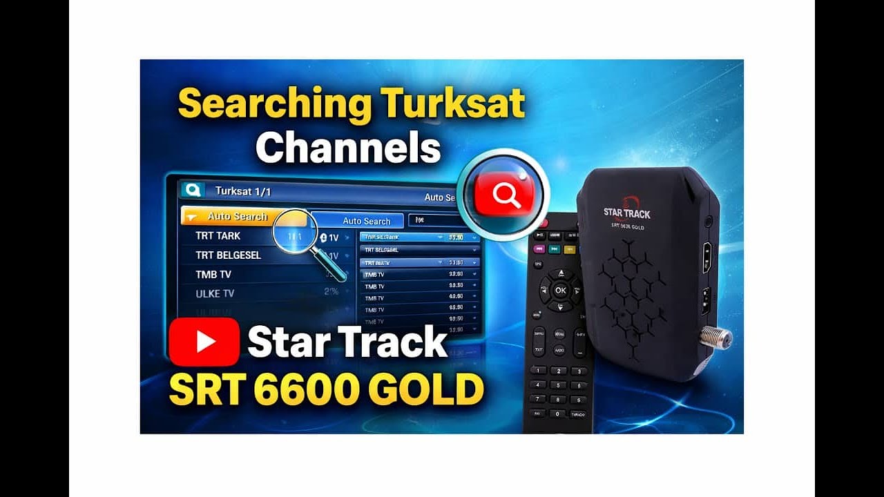 تنظیم و جستجوی ترکست با  رسیور استارترک 6500