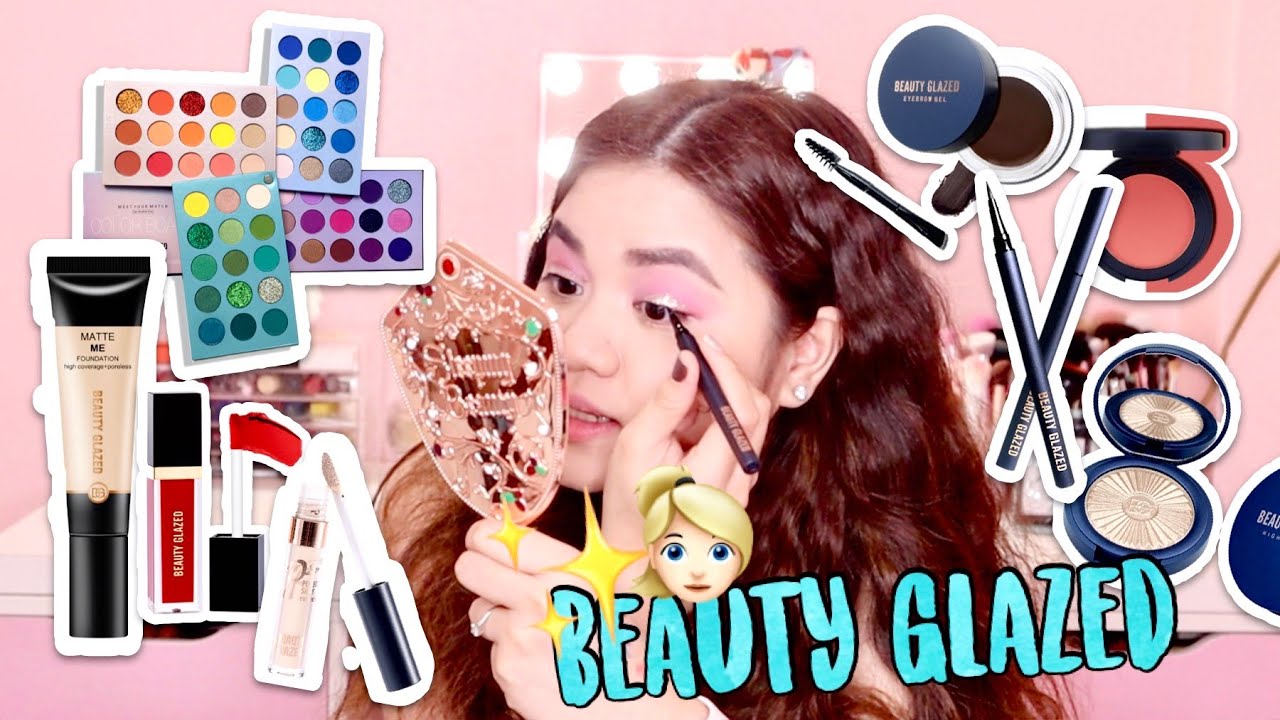BEAUTY GLAZED MAKEUP DEMO AND REVIEW | missMINEchin