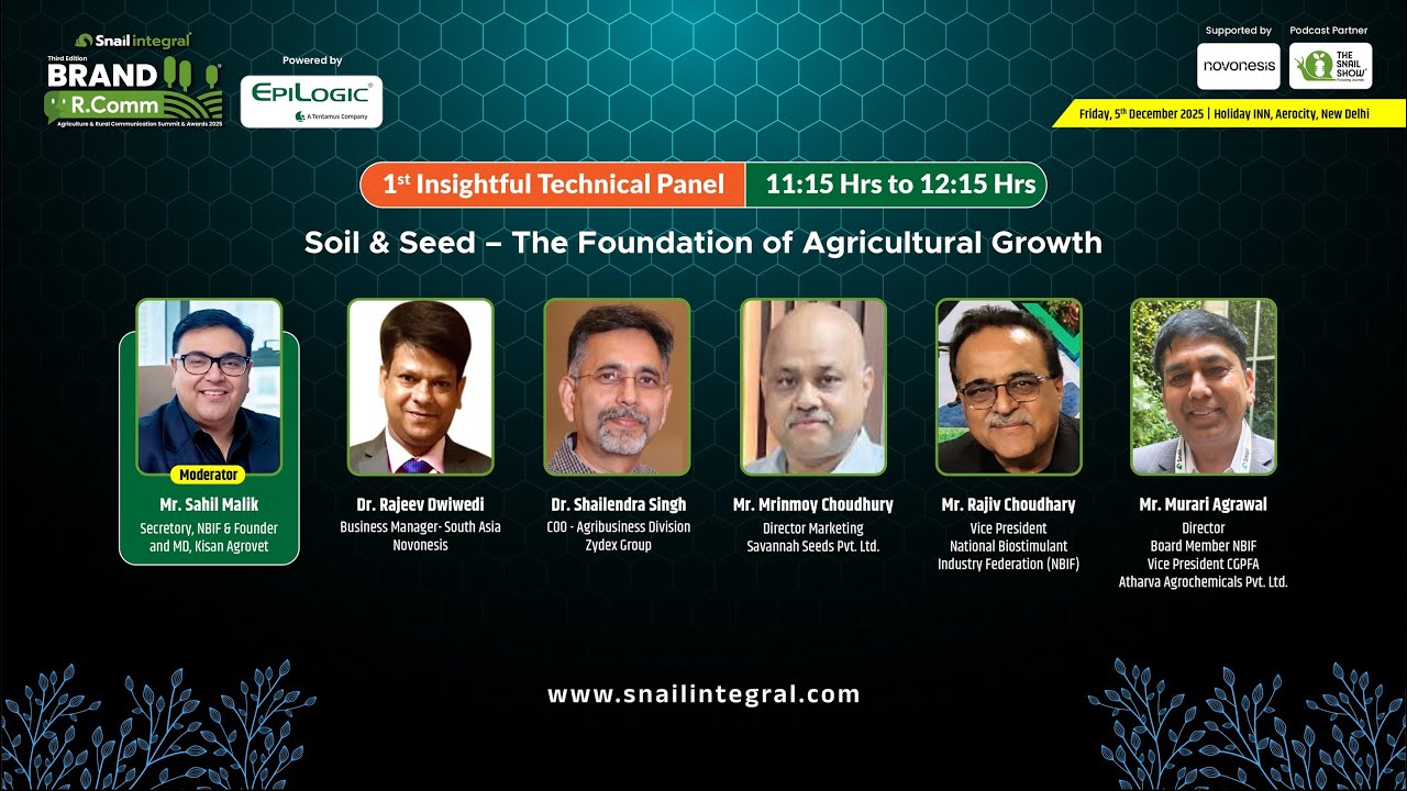 1st Technical Panel at BRAND R.Comm 2025 | Soil & Seed – The Foundation of Agricultural Growth