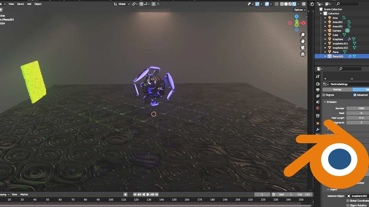Abtract Sphere TimeLapse in Blender