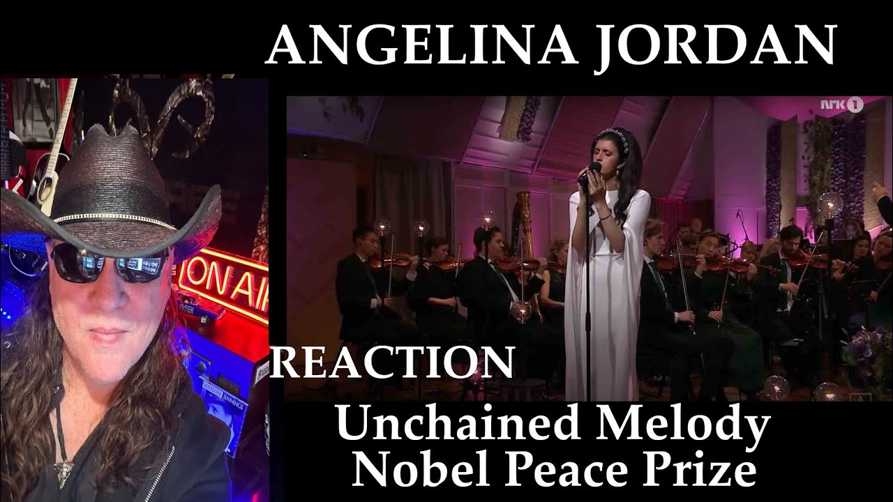 Angelina Jordan (17) Unchained Melody - Nobel Peace Prize  REACTION #angelinajordan #reaction