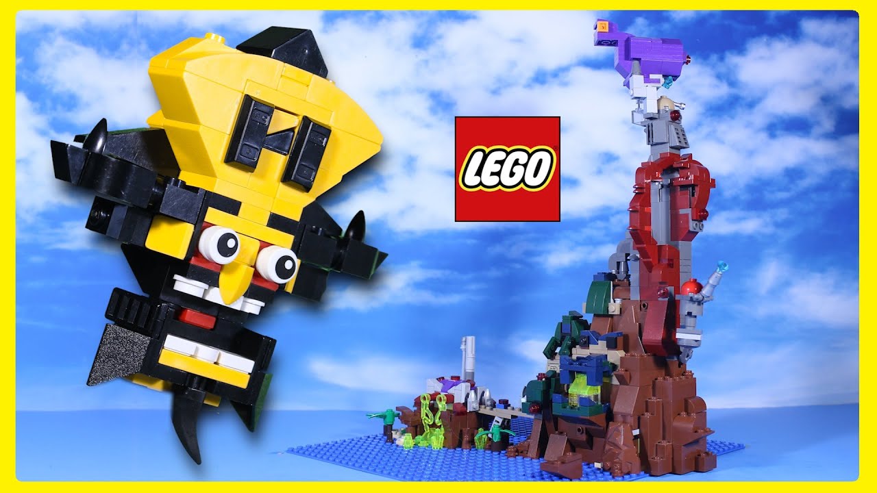 LEGO CORTEX ISLAND - Crash Bandicoot M.O.C. Покадровая съёмка