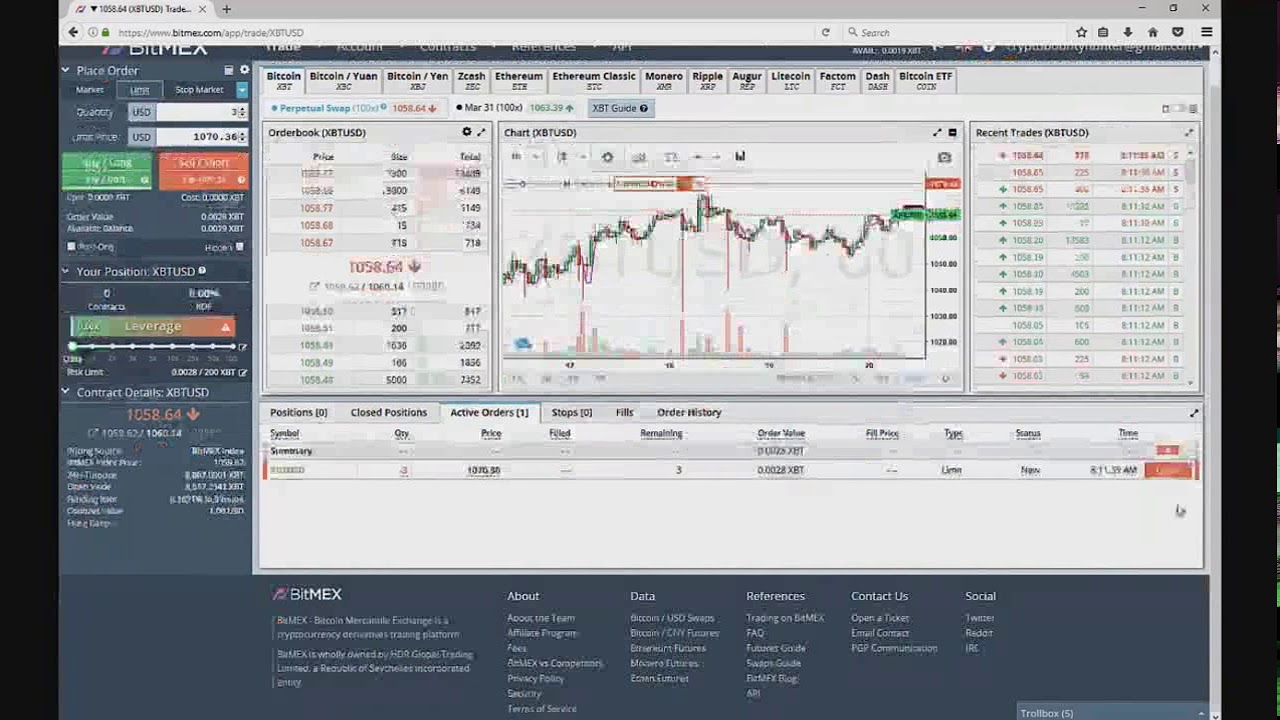 Bitcoin Course- 10 BitMex Tutorial