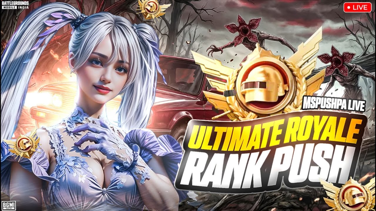 ✨RANK PUSH TO LEGEND IN ULTIMATE ROYAL | BGMI LIVE #bgmilive