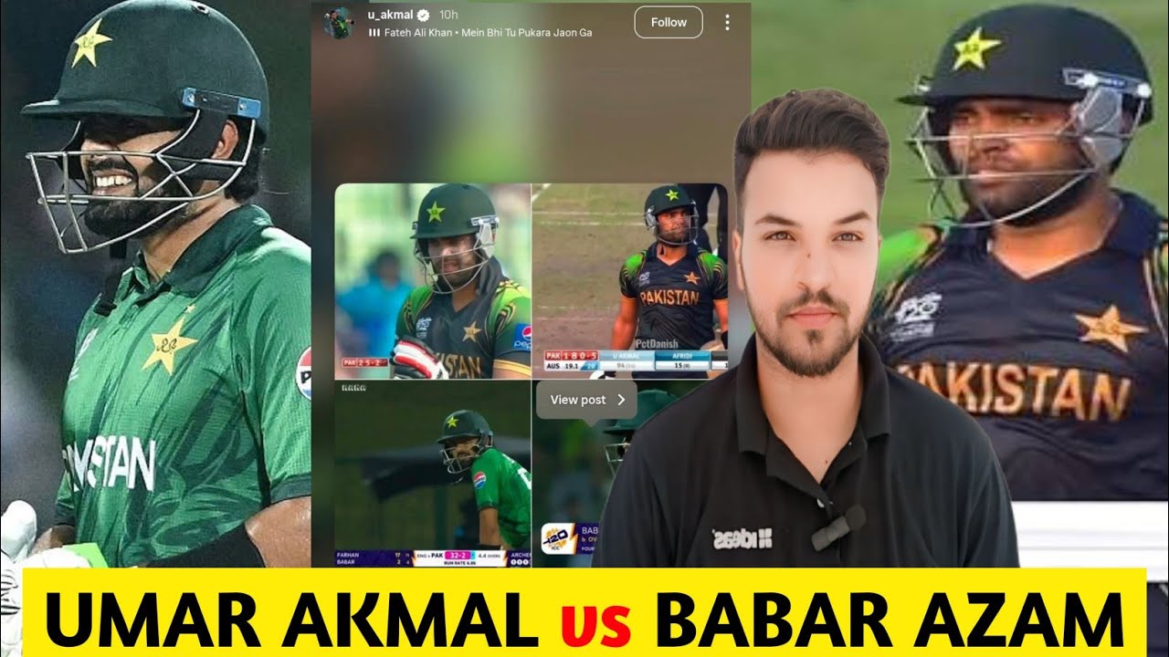 Umar Akmal Takes a Dig at Babar Azam 😳 | “I Used to Rescue Pakistan” | Comparison Sparks Debate!
