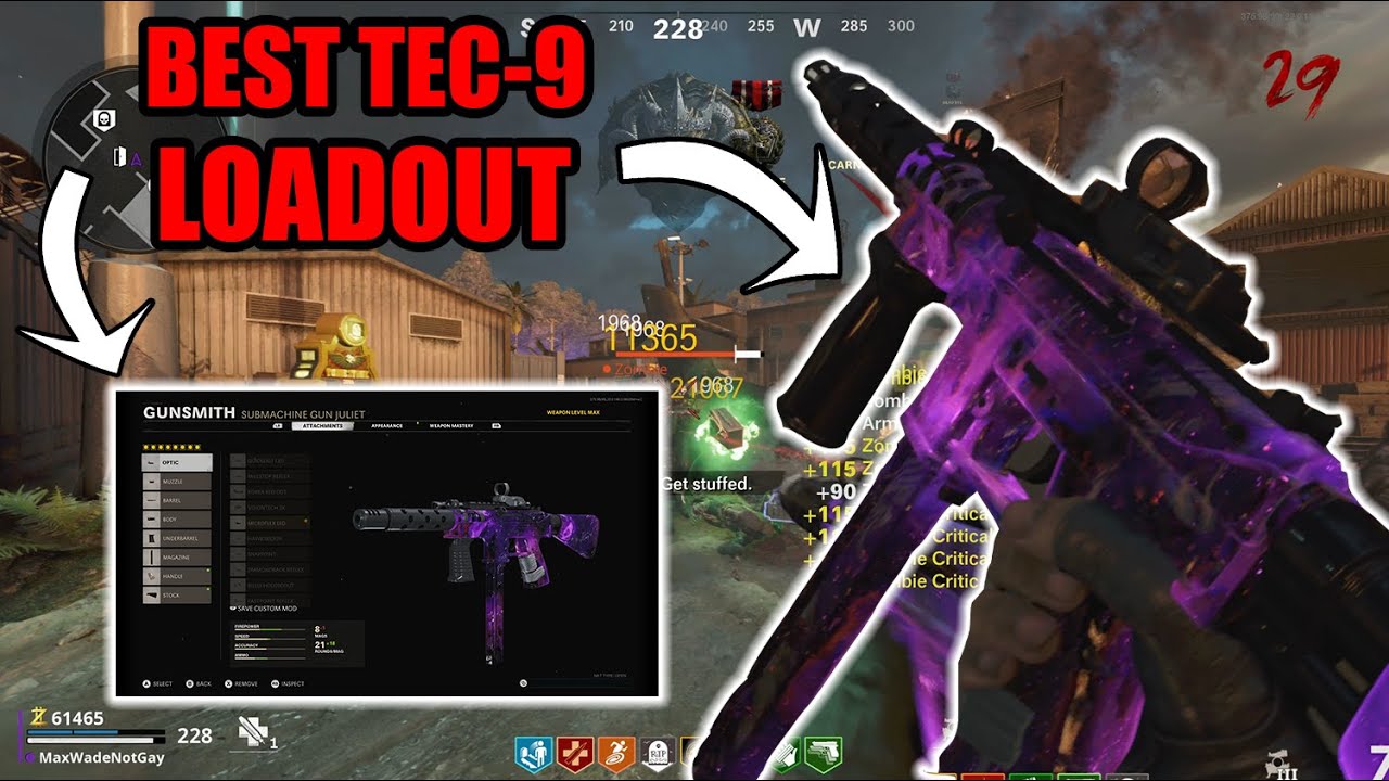 NEW TEC-9 BEST Class Setup in Cold War Zombies