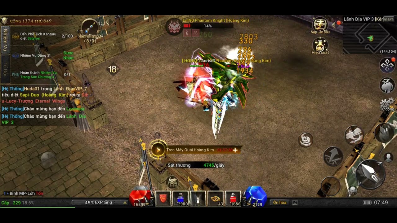 Kĩ năng của sum vs phantom icarrus 